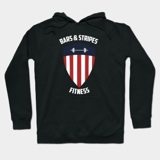 BSF - Bars & Stripes Fitness Logo - Full Color (White Text)! Hoodie